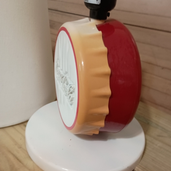 Vintage Coke bottle cap lamp 1997 retro lamp with original shade - Picture 4 of 10